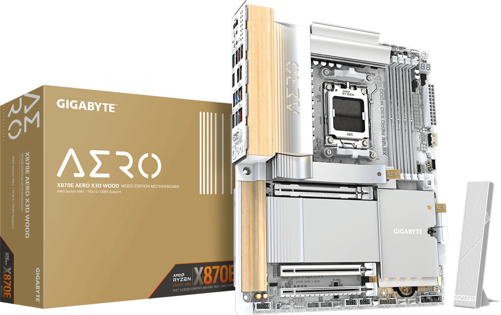 Gigabyte X870E AERO X3D WOOD